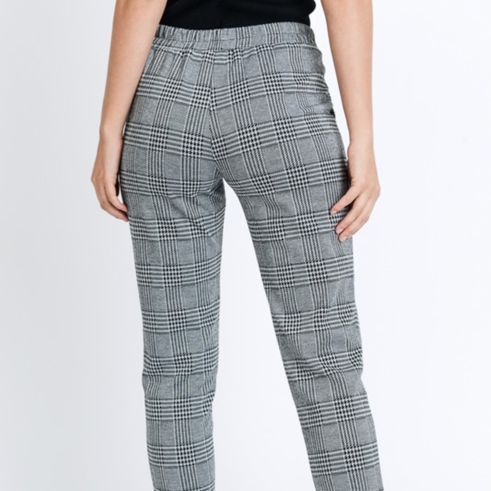 Plaid Ankle Pants Pattern Checkmate Trousers - Picture 5 of 8